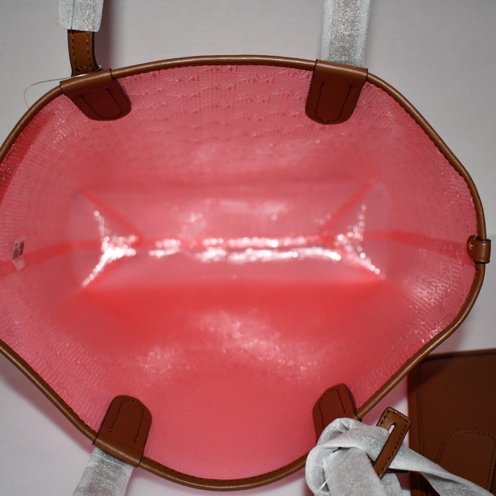 Michael Kors Eliza MED North South Clear Tote in Geranium Multi #30SGZAT3U NWT - Picture 2 of 8